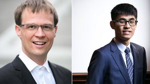 Jun.-Prof. Dr. Linus Mattauch und Jiaxin Zhaon