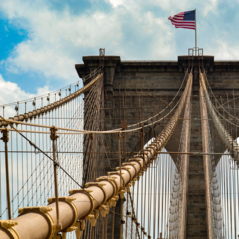 Die Brooklyn Bridge in New York